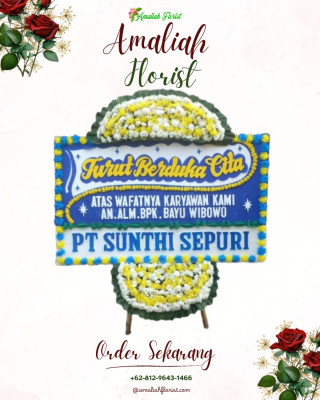 Papan Bunga Duka di Unter Iwes